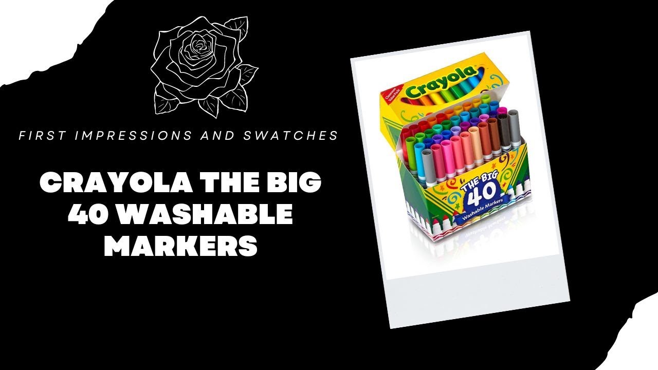 Marker Madness: Crayola Super-Tips