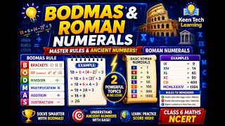 Number system part 4| Class 6 Maths | Bodmas & Roman Numerals HD 1080p