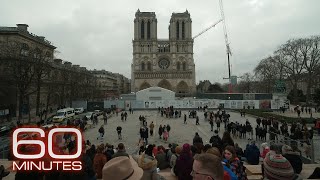 Reconstruction continues at the Cathedral of Notre Dame 4 years after fire | 60 Minutes screenshot 3