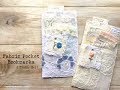 Fabric Pocket Bookmarks | Textile Art |