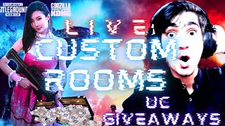 PUBG MOBILE LIVE CUSTOM ROOMS UC GIVEAWAYS | FACE CAM | PAKISTAN/INDIA | GTA 5 ROLEPLAY