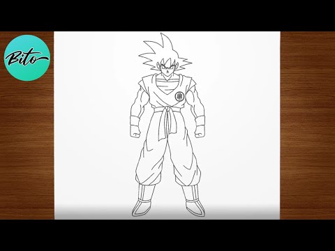 Como Desenhar o Goku Instinto Superior Completo ( Dragon Ball Super )  REFAZENDO TUTORIAL ANTIGO 