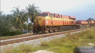 FEC TRAIN 206 @ MP 256.5 @ 3:45pm 9/16/23 big train