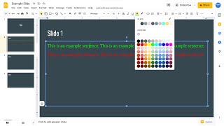 How To Edit Text Color In Google Slides