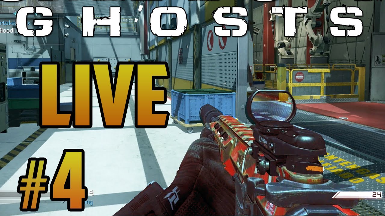 Call of Duty Ghosts: Live w/LGNDRobin Ep.4 - QUAD FEED!!! (Ghosts Multiplayer)