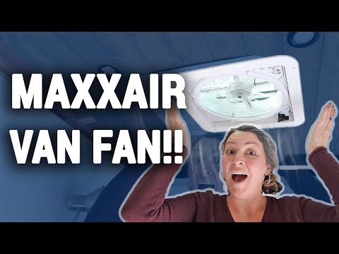 How to Install a Maxxair Fan Deluxe in Your Van (Chevy Express Van)// Travel Snacks