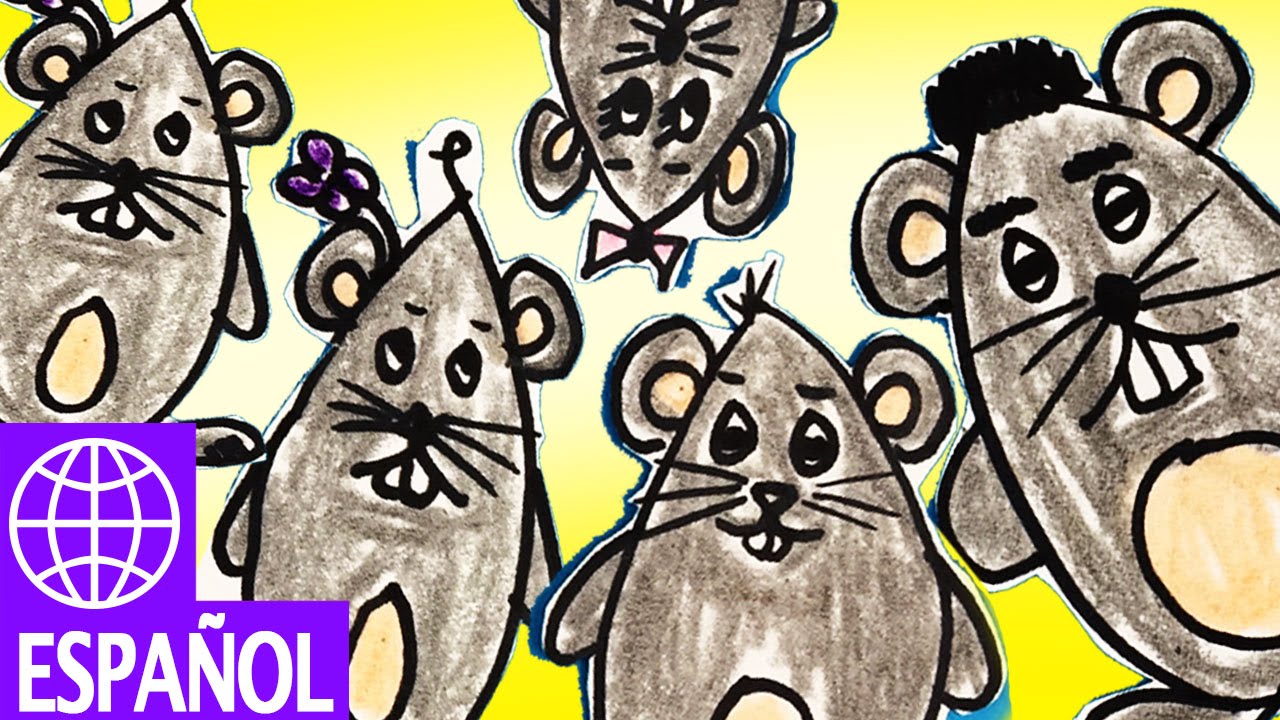 Cinco Ratoncitos - Canción Infantil | Alina Celeste