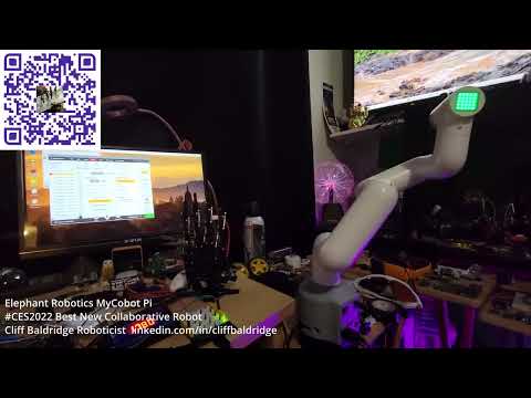 Robot 6-Axis Collaborative Robot Smallest and Lightest Desk Version Elephant Robotics myCobot Pi