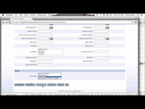 Export Group Info to Excel