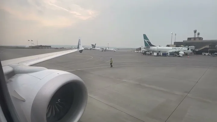 WestJet 737 MAX8 Takeoff from Calgary!