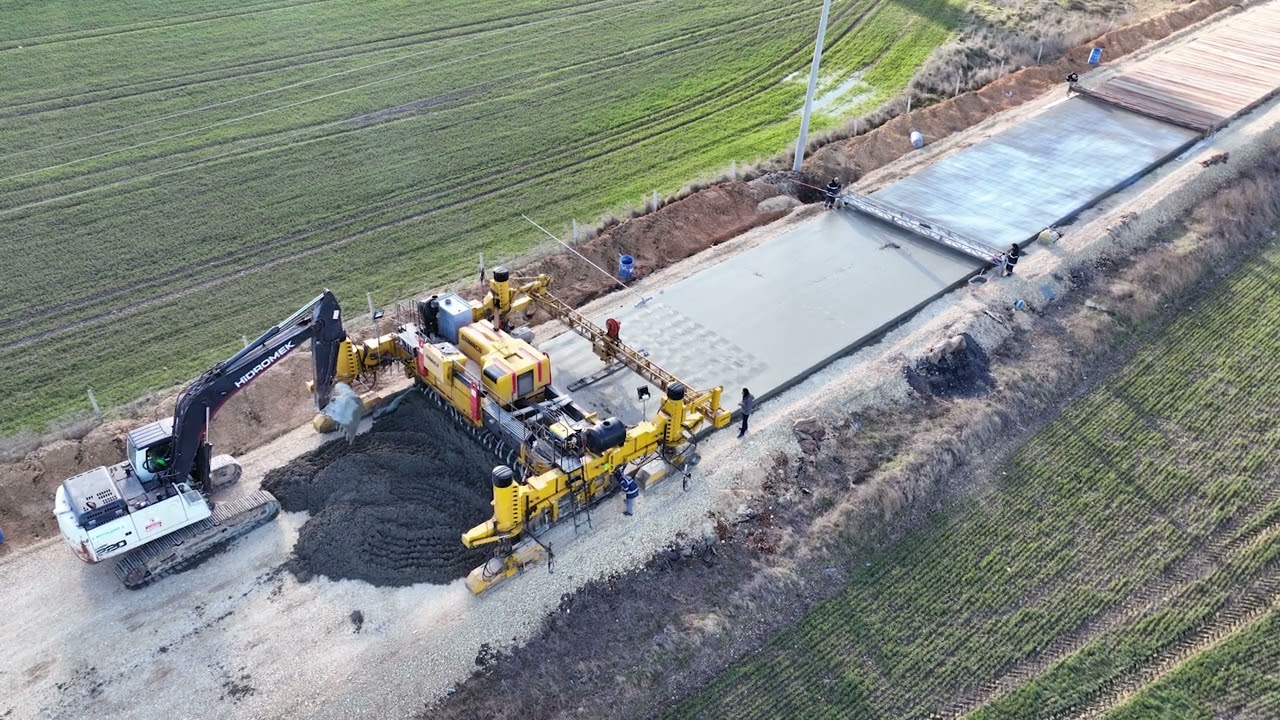 Silivri Derzli Donatısız Beton Yol Uygulaması