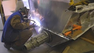 Diesel Jet Boat Build  Part 5  Shape and Weld Aluminum