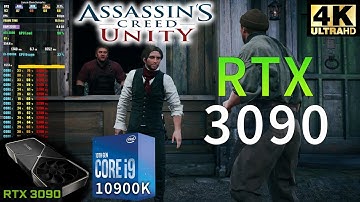 Assassins Creed Unity 4K | RTX 3090 | i9 10900K 5.2GHz | Ultra High Settings