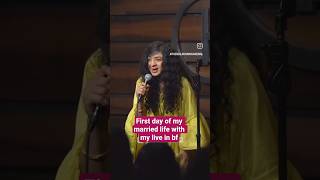 First day of married life with my live in boyfriend. .... #standupcomedy  #surabhivanzara  #shorts