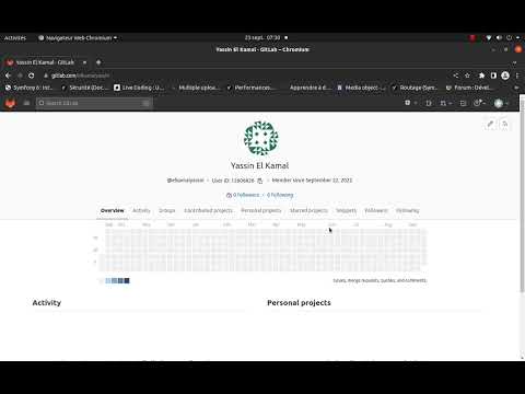 Création du compte Gitlab et ajout d'une clé SSH