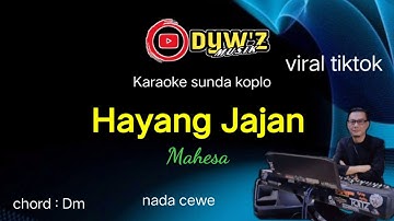 Hayang jajan (Mahessa) - Karaoke version || Dywz musik || Hd audio