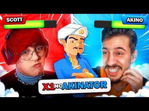 DESAFIEI MEU AMIGO NO AKINATOR! (ft. @Scottonauta )