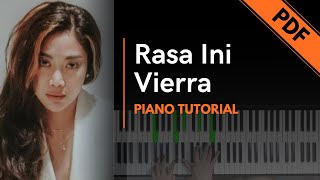 Download Lagu VIERRA - Rasa Ini (Piano Tutorial + Not Angka) MP3