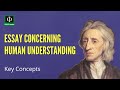 Essay Concerning Human Understanding: Key Concepts