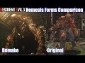 Resident Evil 3 Remake Vs Original All Nemesis Forms Comparison RE3 Remake 2020