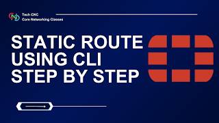 FortiGate Static Routing Using CLI | Step-by-Step Configuration for Beginners (NSE4) | Tech CNC