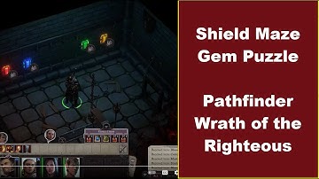 How to Solve Shield Maze First Puzzle in room with Cambiens in the Underground Mongrel Maze