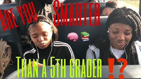 Are You Smarter Than A 5TH Grader ⁉️| high school edition interview