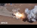 China launches 8 satellites in amazing overhead view