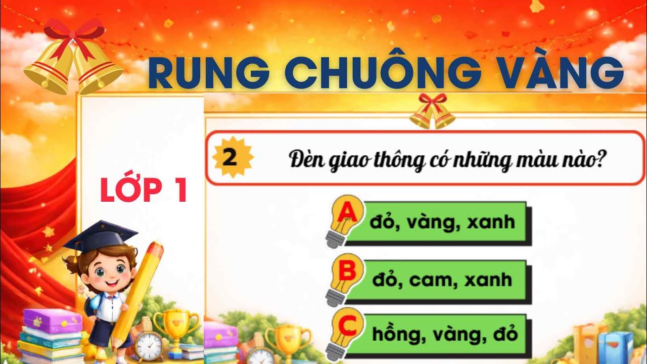 Rung Chuông Vàng Khối 1 | 10 Câu hỏi rèn luyện trí tuệ cho bé mỗi ngày | Nguyễn Thị Lan Anh!