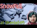 Snowfall at shimla himachal pradesh heavy snow fall  nirmal dhanjal tv