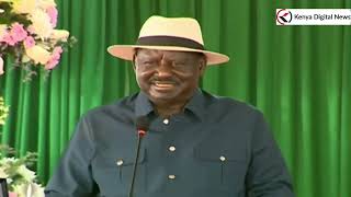 'Watu wanasema RUTO MUST GO, Akienda nini ifanyike!' Raila Odinga says days after his pact with Ruto