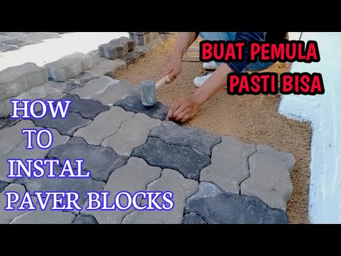 Video: Bagaimana anda memasang batu pada blok konkrit?