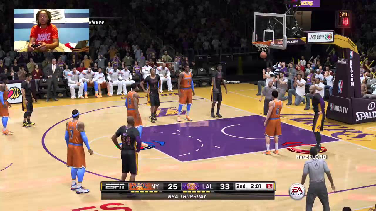 NBA Live 15: Xbox One Gameplay - Lakers vs Knicks
