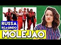 REAÇÃO | Molejo  - Brincadeira de Criança e Dança da Vassoura | Gringa Reage | GRINGA RUSSA REAGINDO