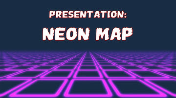 Neon Map Presentation [Evercraft Mechanic: Online Sandbox from Scrap]