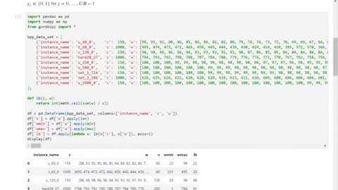 03 Bin Packing Problem In Python And Gurobi - Solving the Model (Integer Linear Programming ILP)