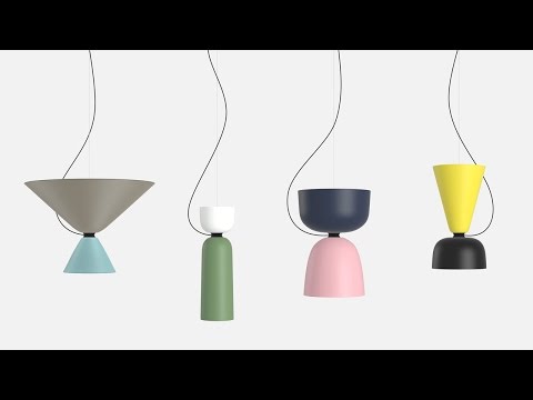 Luca Nichetto designs modular Alphabeta pendant lamps for Hem