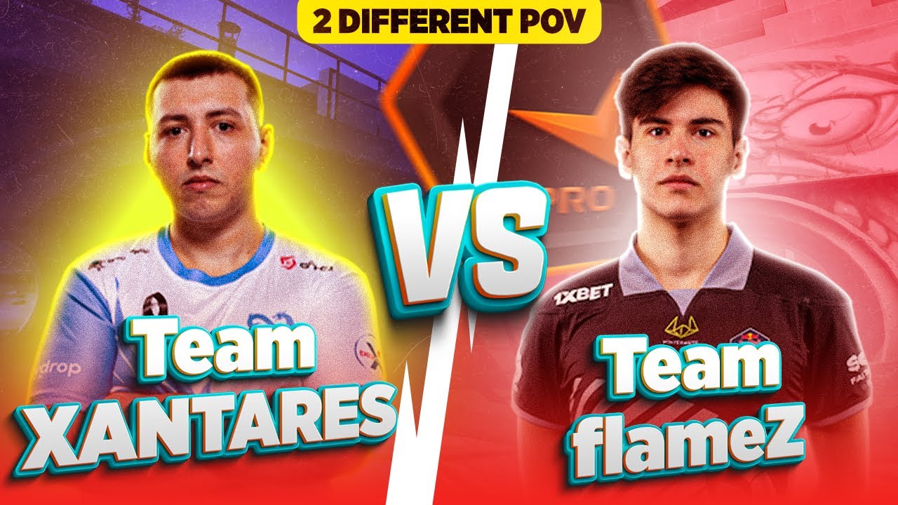Team XANTARES vs Team flameZ - 2 Different POV - Faceit Pro League ...