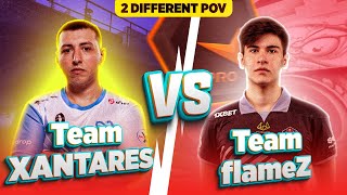 Team XANTARES vs Team flameZ - 2 Different POV - Faceit Pro League | CSGO