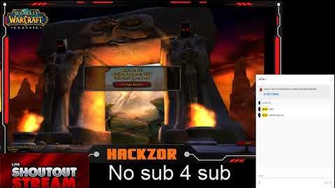 Classic WoW Queue Time Is Crazy!! - Livestream Hackzor Shoutout!