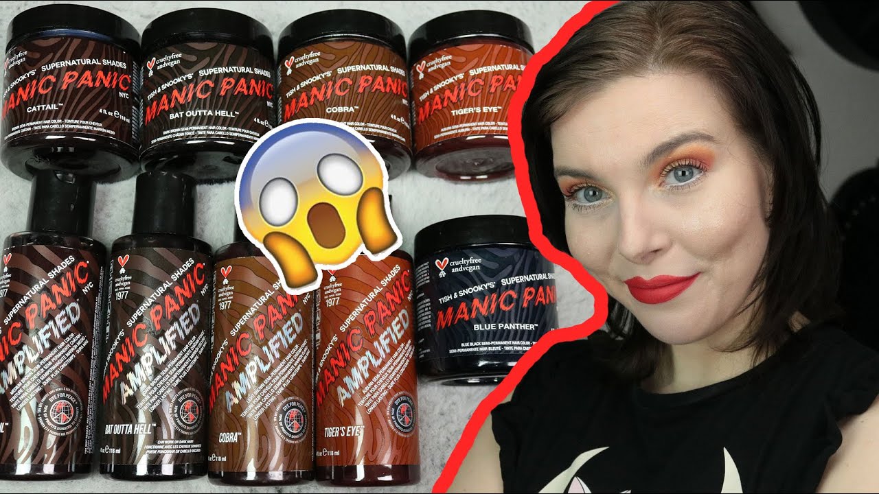 Manic Panic SUPERNATURAL SHADES Swatches - Haltbarkeit, Auswaschen