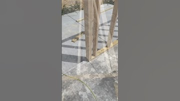 Framing on a concrete slab soleplate bottom plate pressure treated lumber #woodworking #carpenter