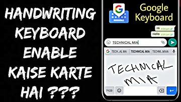 Handwriting Keyboard Kaise Use Kare | How To Enable Handwriting Keyboard On Android Phone