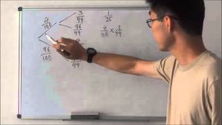 Raffle probability tree