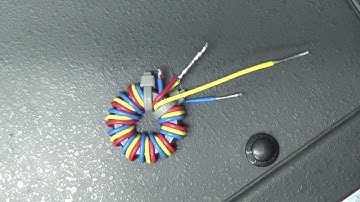 Making a crappy 9:1 Impedance Matching Transformer (Unun 