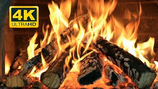 🔥 Cozy Fireplace 4K (12 HOURS). Fireplace Burning Logs & Crackling Sounds. Fireplace 4K Ultra HD