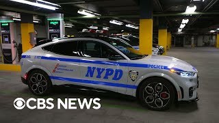 NYPD test launches electric cars