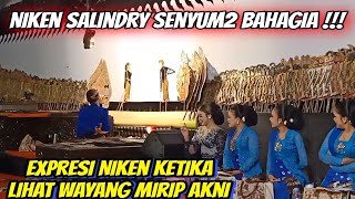 Expresi Niken Salindry ‼️ Ketika Lihat wayang akni 🥰🥰🥰