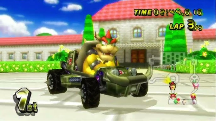 Bowser Mario Kart Wii Sticker - Bowser Mario Kart Wii Flame Flyer -  Discover & Share GIFs