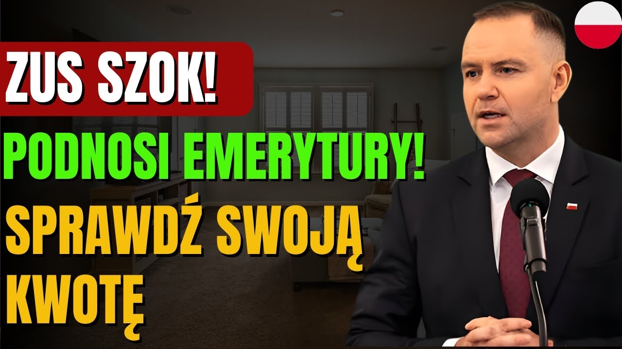 ZUS PODNOSI Emerytury 2026! Pracowałeś przed 1999 rokiem? Możesz Zyskać Nawet 500 zł